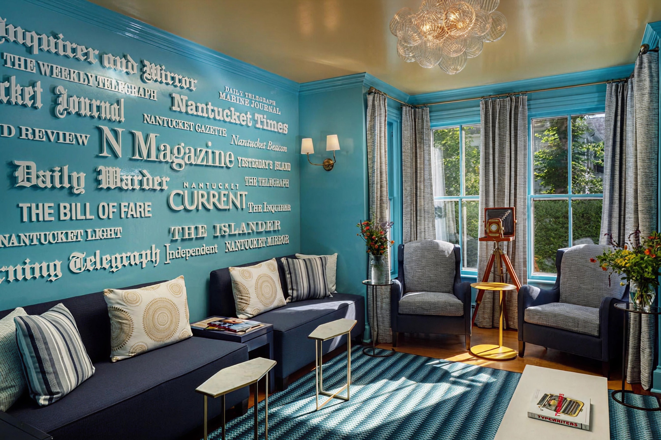 The Lobby Of 76 Main Ink Press Hotel