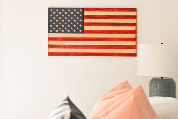 Image of American Flag wall art