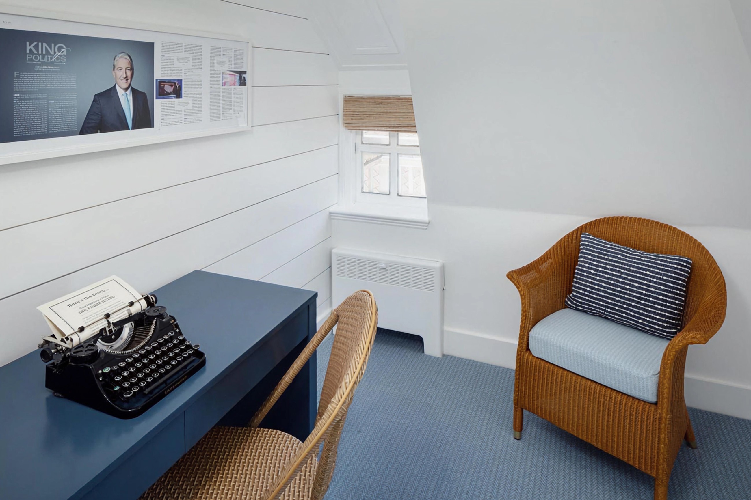 Type Writer On A Desk In The Junior Suite At 76 Main